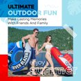 thumbnail image 5 of Sunlite Sports River Tube Inflatable, Water Float to Lounge Above Lake and River, Outdoor Water Tube Sport Fun, Recreational Use, Two Grip Handles, Cup Holder, Grab Rope, 5 of 8
