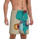 thumbnail image 2 of Fotbe Cool Dino Playing Skateboard Pantalones Cortos de Pijama para Hombre, Ropa de Dormir, Pantalones de Pijama Cortos para Hombre-4X-Large, 2 of 6