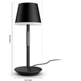 thumbnail image 4 of Lámpara de mesa portátil inteligente Philips Hue Go Black, paquete de 1, 4 of 6