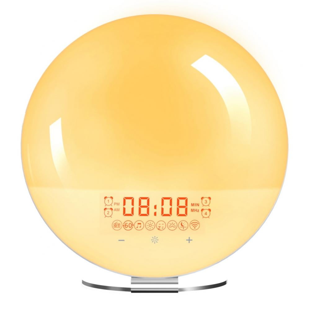 Sunrise Alarm Clock for Heavy Sleepers, Smart Wake Up Light with
