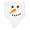 White and Black, variant on Inktastic Snowman Face Baby Bandana Bib