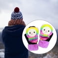 thumbnail image 4 of Mujeres Invierno Guantes Novedad Animal Usando Algodón para Snowboard Esquí Hombres Niñas Papá Alpaca colorida Zulema Guantes de invierno para mujer, 4 of 7