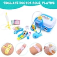 thumbnail image 4 of 1 Juego de juego de médicos para niños, Kit médico para niños pequeños, juguetes para niñas y niños pequeños, juguetes pequeños para niños pequeños, 4 of 7