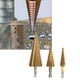thumbnail image 5 of 3pcs 312/4‑12/20mm High Speed Steel Cone Step Drill Bit Hex Shank Hole Cutter, 5 of 5