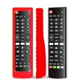 thumbnail image 5 of Silicone Remote Control Cover Glow in Dark 6.69x1.93x0.79 Inch, Anti-Slip Checkered Shockproof Protective Case for TV Remote Black Red Blue Luminous Green Purple White Precise Cutouts, 5 of 10