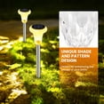 thumbnail image 3 of 12 Pack Solar Pathway Lights, Waterproof Outdoor Solar Lights for Garden, Walkway and Driveway, Warm White, 3000K, 3 of 8