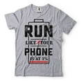 thumbnail image 5 of Funny Joke Shirt Run Like Your Phone Is At 1% Shirt Humorous Gifts Running Shirt Phone Battery Shirt (3X-Large Military Green), 5 of 6