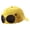 Yellow, variant on Men's Korean-Style Pilot Baseball Cap with Glasses, Vintage Aviator Hat with Visor, Canvas Sun Hat for Streetwear & Outdoor.