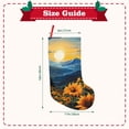 thumbnail image 3 of Vsdgher Elegant Sunset Sunflower Christmas Stockings 18 inch Large Kids Stocking Bags Hanging Socks for Christmas Decor Decorations, 3 of 7
