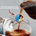 thumbnail image 3 of Espresso Frozen Ball for Espresso Coffee, Little Stainless Steel Ice Ball, Italian Espresso Cooling Tool to Retain Aroma, 3 of 5