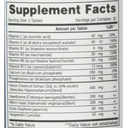 Venoflash Forte Dietary Supplement Tablets, Advanced Leg Vein Support & Circulation, 50 Count