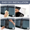 thumbnail image 7 of 2PCS B Pillar Sticker Decal, Gloss Vinyl Decal Set, Waterproof USA Flag Personalized Vehicle Door Window Pillar Decals, Car American Flag Vinyl Wrap for Side Door Trim Decoration, 7 of 7