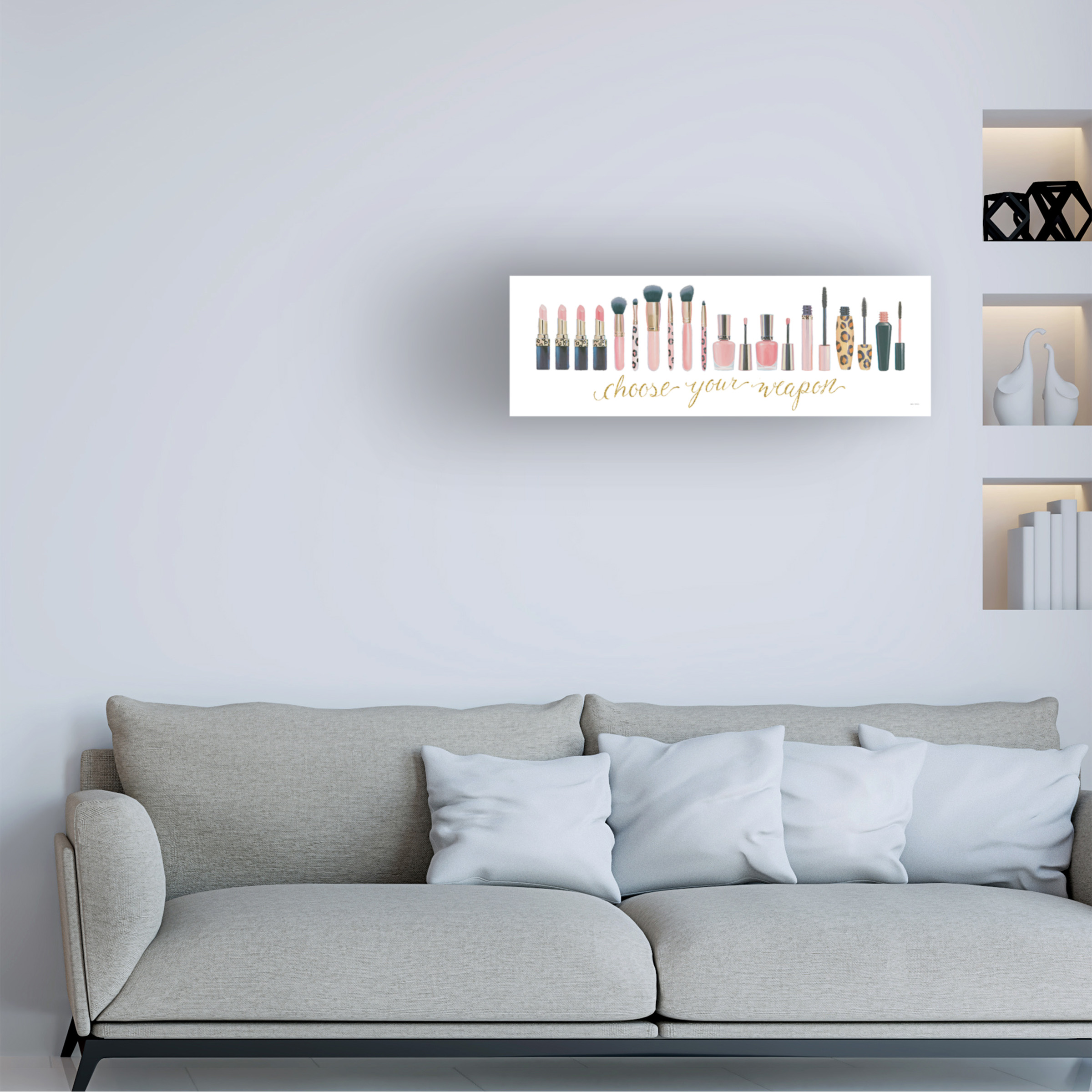 Trademark Fine Art 'Wake Up and Make Up IX v2' Canvas Art by Marco Fabiano
