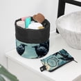 thumbnail image 6 of PhooArto Drawstring Cosmetic Bag, Barrel Shaped Portable Travel Makeup Bags, Forest Crows Dream Catcher Large Capacity Waterproof Multifunctional Bucket Toiletry Bag, 6 of 6