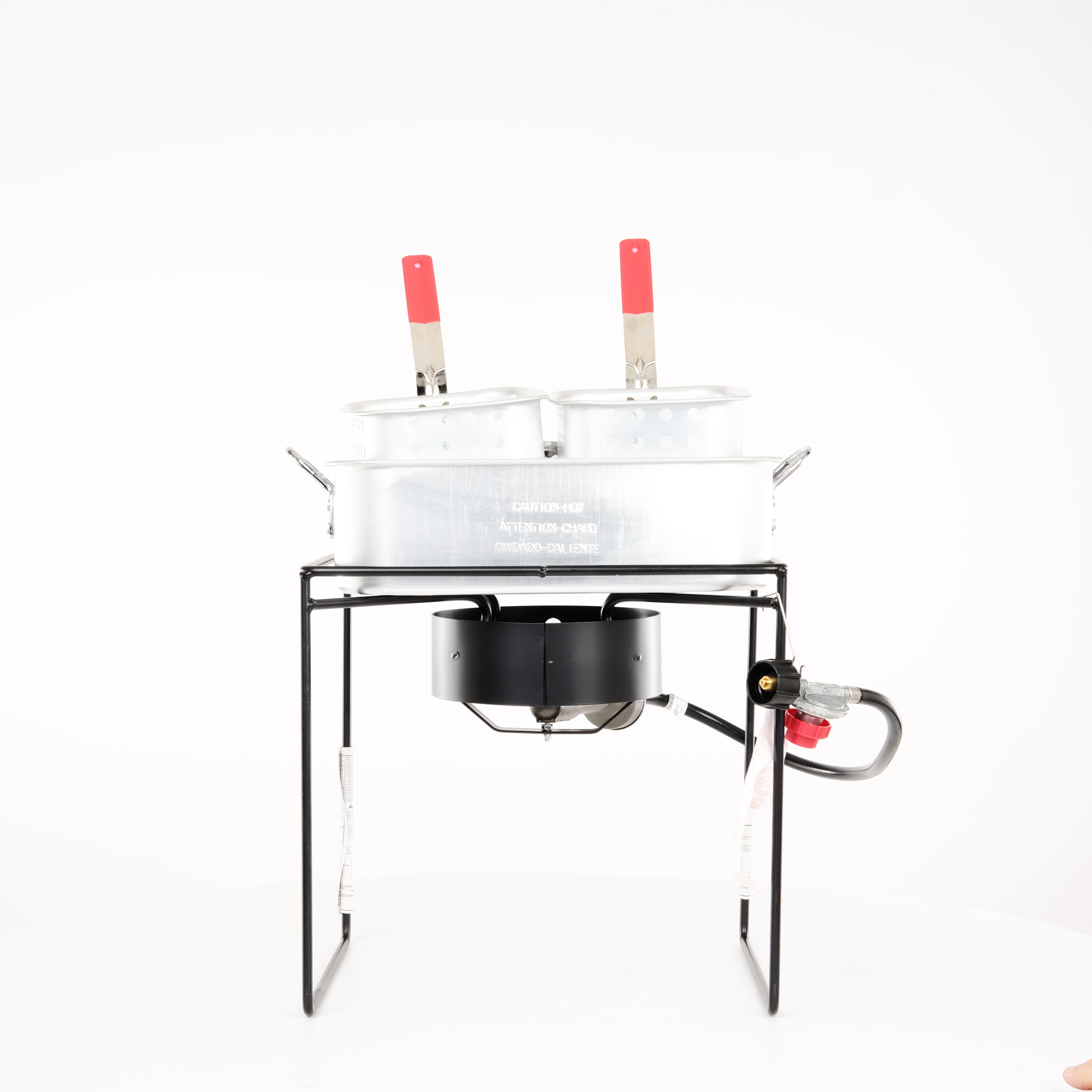 King Kooker Portable 16″ Propane Stove Burner Deep Fryer for Outdoor Cooking with 2 Frying Baskets - image 5 of 9