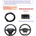 thumbnail image 2 of YISITIAN Bling Elastic Stretch Car Steering Wheel Cover,14.5-15 Inch Crystal Rhinestone Vehicle Steer Wheel Protector,Anti-Slip Diamond Auto Interior Accessories,Universal for Most Cars CJ919-50123, 2 of 6