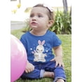 thumbnail image 2 of Bunny Mom And Babies T-Shirt Infant -Image by Shutterstock,  12 Months, 2 of 4