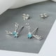 thumbnail image 3 of Pendientes de botón para mujer, pendientes de botón, pendientes de botón para mujer, pendientes de mujer, pendientes de Navidad, pendientes de tendencias de moda, pendientes de mujer, 3 of 4
