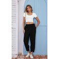 thumbnail image 5 of Asklazy Womens Loose Wide Leg Pants Casual Elastic Waisted Casual Pants with Pockets, 5 of 13