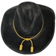 thumbnail image 5 of John Wayne The Fort Wool Felt Crushable Western Hat - Black - XL - Black, 5 of 6