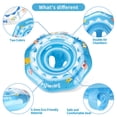 thumbnail image 3 of Flotador inflable Swimbobo para bebés de 6 a 36 meses, color azul, 3 of 6