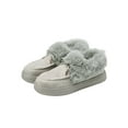 thumbnail image 3 of Difumos Fashion Womens Bowknot Loafers Driving Moccasins Plush Lined Slip On Casual Shoes, 3 of 5