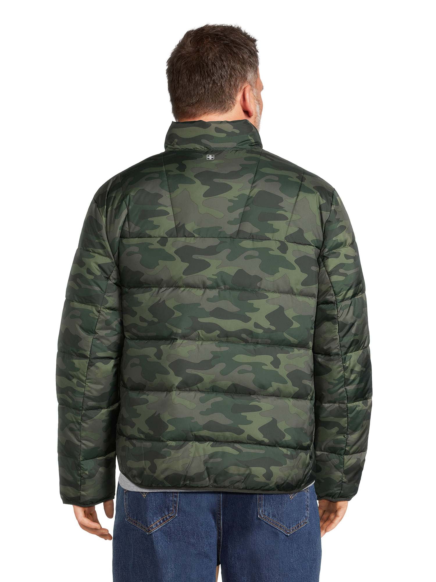Swiss Tech Men's and Big Men's Packable Puffer Jacket, Sizes S-3XL