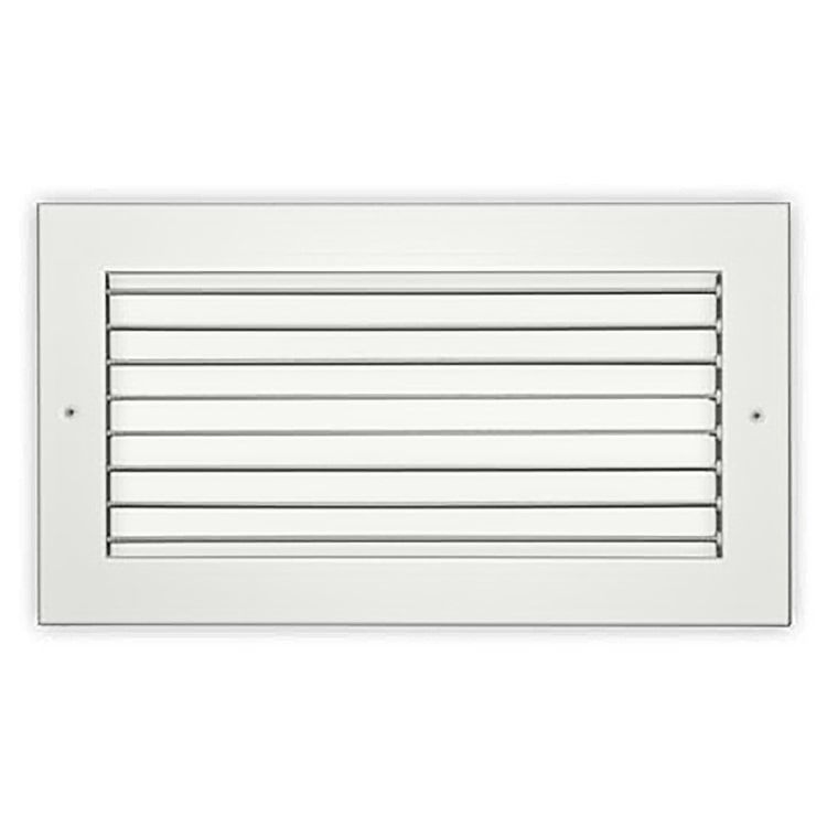 48 x 10 Single Deflection Adjustable Grille, Parallel to Long Dimension, Opposed Blade Damper