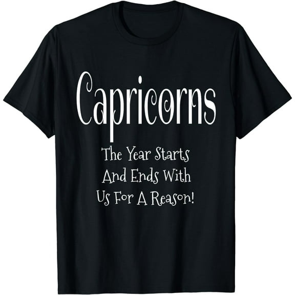 Capricorn Gifts Funny Dec Jan Birthday Astrology Zodiac Sign T-Shirt