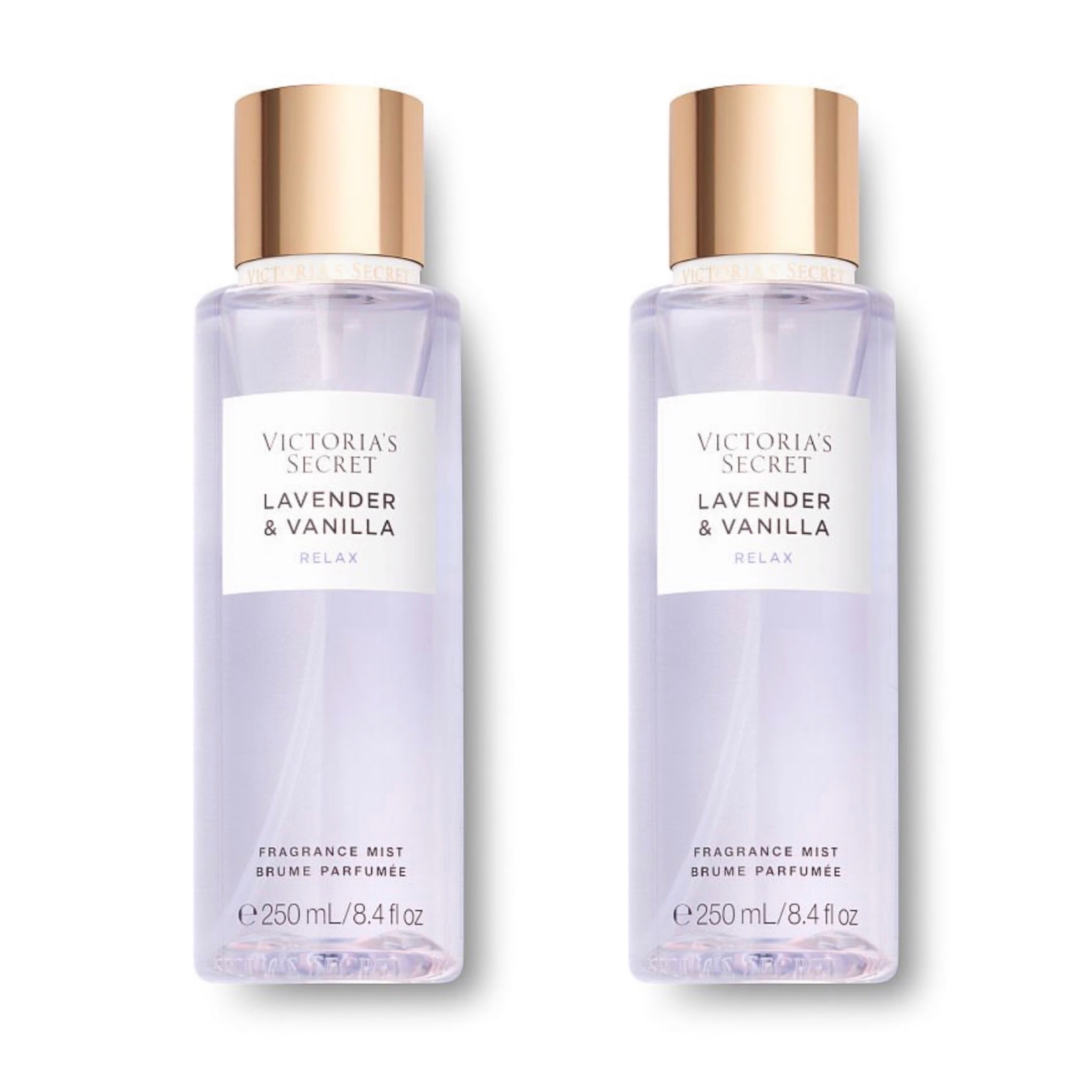 Victorias Secret Lavender Vanilla Natural Beauty Fragrance Mist fl oz  Pack
