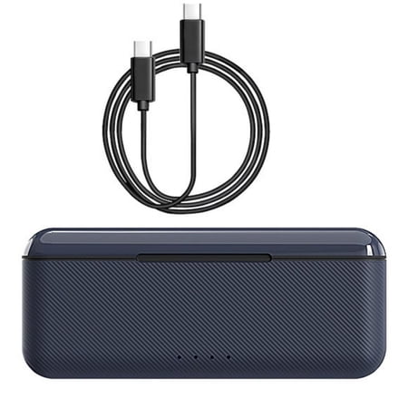 HannLk 3 Slot Battery Charger for Action Camera Batteries USB Type C Charging Case