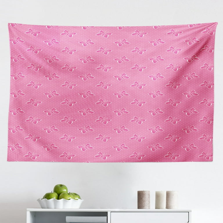 Plain pink tapestry sale