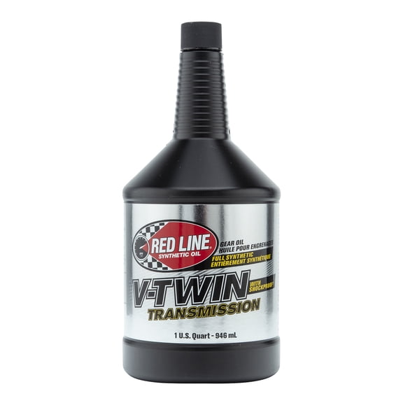 Red Line 42804 Full Synthetic Gear Oil, V-Twin Transmission Oil with Shockproof - 1 Quart