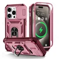 thumbnail image 1 of Coque pour iPhone 16 15 14 13 12 11 Pro TP Max XR Plus Protection Armure de Qualité Militaire Rotation 360 Degrés tzw, 1 of 1