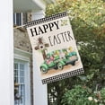 thumbnail image 6 of Happy Easter House Flag 28 x 40 Double Sided,Buffalo Plaid with Truck Cross Rabbit Eggs Yard Flags for Outdoor,Holiday Decorative House Flag,Seasonal Decor for Spring Farmhouse, 6 of 6