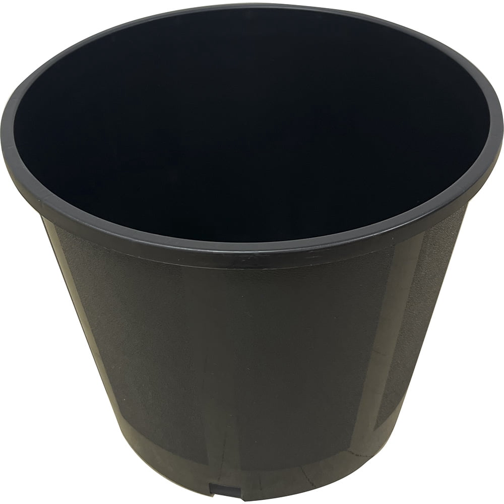 The Islander Group 3-Gallon Black Plastic Garden Pot with Drainage Holes