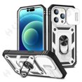 thumbnail image 3 of Funda protectora de cuerpo completo para teléfono móvil iPhone, carcasa resistente con anillo de protección y soporte para cámara, para modelos 15, 14, 13, 12, 11 Pro, XS Max, 8, 7 Plus, 2023, 3 of 5