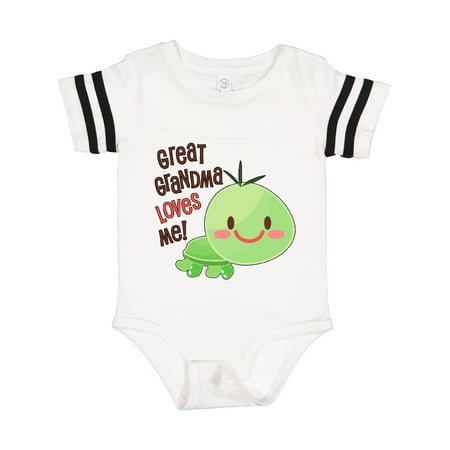 

Inktastic Great Grandma Loves Me- Cute Turtle Gift Baby Boy or Baby Girl Bodysuit