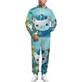 thumbnail image 3 of The Octonauts Unisex Adult Sweatsuits Hoodie & Sweatpants Long Sleeve Hooded Sweatshirt Matching Joggers Tracksuit Sets 2XL, 3 of 9