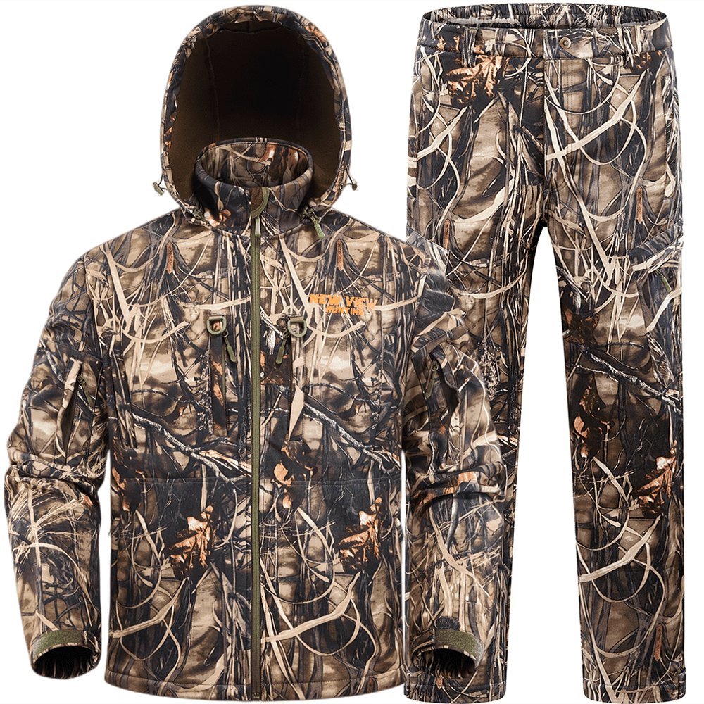 Hunting Clothes for Men,Silent Water Resistant Hunting Duck Deer