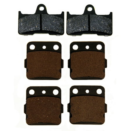 yfm660f grizzly pads yamaha brake metallic 4x4 semi 2002 rear 2008