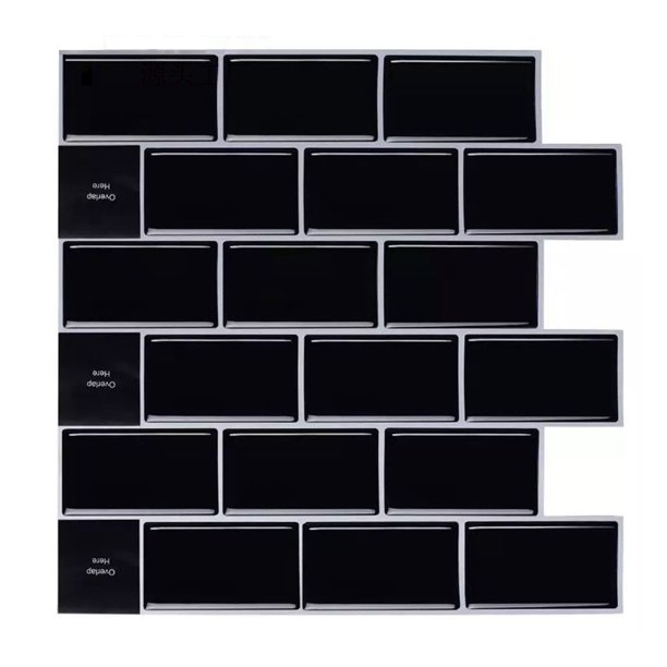 Backsplash Wall Stickers, 12x12inch Peel and Stick Backsplash, 3D Wall