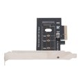 thumbnail image 1 of PCI Express Riser Card, PCIe To NGFF Adapter Gold Plated Connector Wide Compatibility  for 2230 2242 2260 2280 22110 SSD, 1 of 7