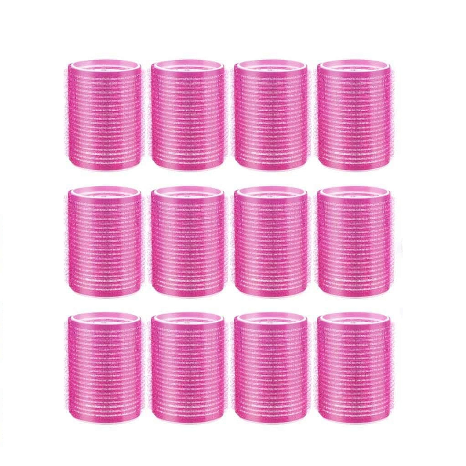 Casewin 12 Pack Hair Rollers Large Hair Rollers Hair Curlers For Long Hair | Self Grip Velcro Rollers For Hair | Hair Accessories For Women Heatless Hair Curlers For Long Hair