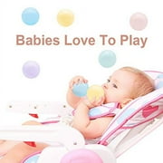 TRENDBOX 100 Ball - 5 Macaron Colors Pit Balls Non-Toxic Free BPA Soft Plastic Balls for Ball Pit Play Tent Baby Playhouse Pool Birthday Party Decoration