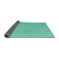 thumbnail image 2 of Ahgly Company Indoor Rectangle Solid Turquoise Blue Modern Area Rugs, 7' x 9', 2 of 4