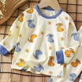 thumbnail image 5 of TTUHYWXI Baby Girl Clothes 6 12 18 24 Months 2T 3T 4T 5T Fall Boys Girls 2 Piece Outfits Fall Children Top Sweatpants Casual Sets Clothing Sets Homewear & Dailywear Set, 5 of 5