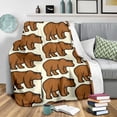 thumbnail image 3 of Manta polar BE05 con estampado de oso, 3 of 5