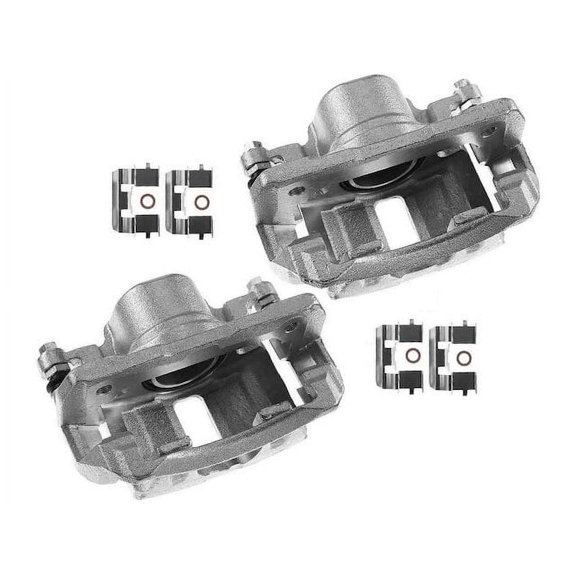 Brake Caliper Set 2 - Compatible with 2003 - 2007 Honda Accord Sedan 3.0L V6 - Autopart Premium