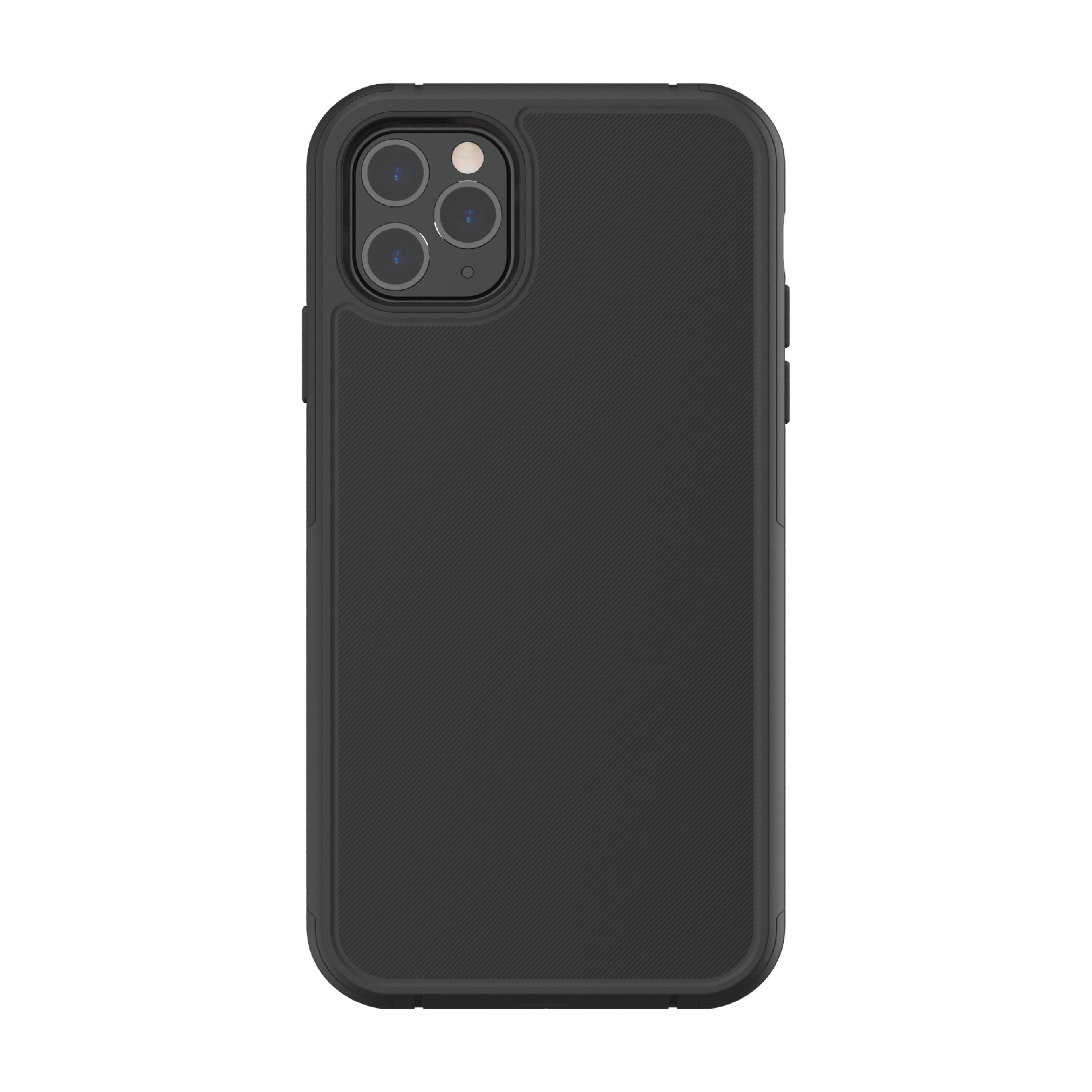 onn. Slim Rugged Phone Case for iPhone 11 Pro Max - Black